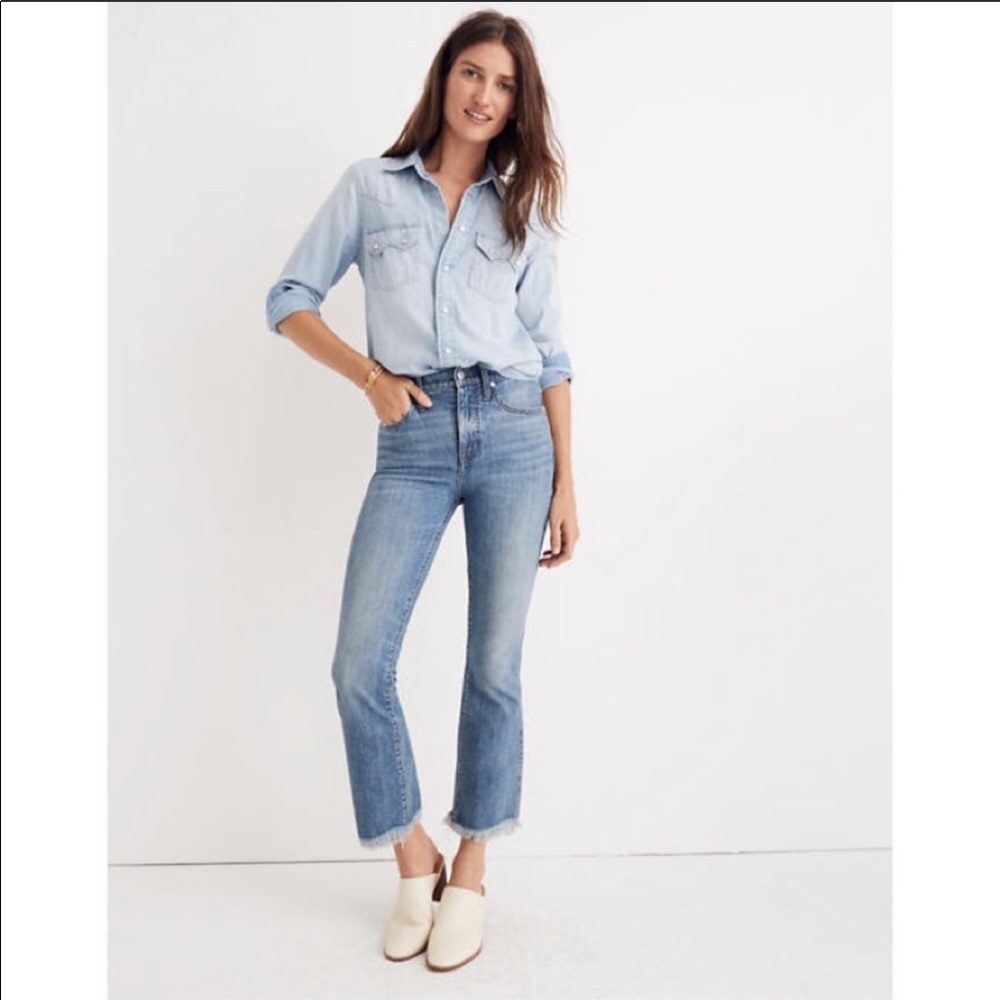 Madewell Eco-Edition Demi-boot Cropped Jeans 26